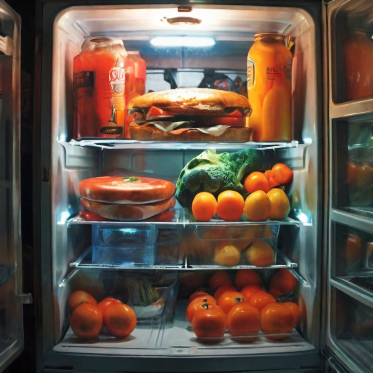 食物應該存放在哪個冰箱架上嗎？