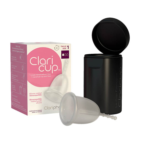 Laboratoire Claripharm Claricup尺碼及其消毒盒 - 尺寸 2 Claricup Size and its disinfection box